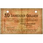 Danzig, 10 guldenov 1923 - ZRADKÉ