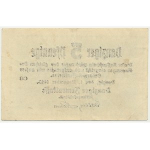 Gdaňsk, 5 fenig 1923 - listopad -
