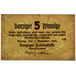 Danzig, 5 pfennige 1923 - November -