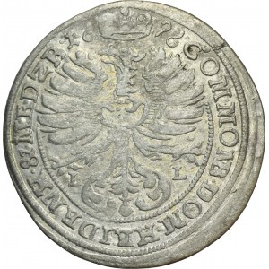 Sliezsko, vojvodstvo Olešnica, Krystian Ulrich I, 3 krajcary Olešnica 1696 LL