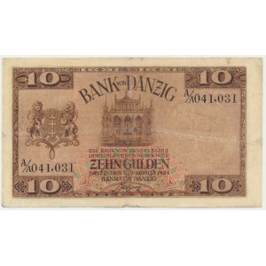 Danzig, 10 guldenov 1924 - A/A -