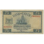 Danzig, 25 Gulden 1924 - B - LARGE RARE