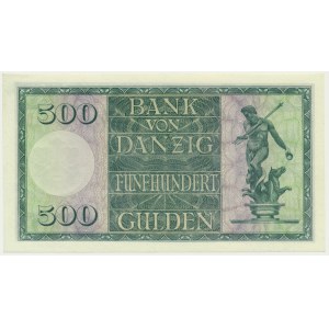 Gdaňsk, 500 guldenů 1924 - KRÁSNÝ