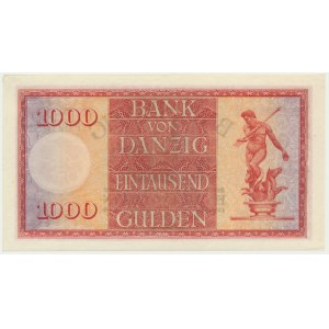 Gdansk, 1 000 guldenov 1924