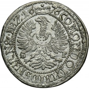 Slezsko, knížectví Olešnické, Sylvius Frederick, 3 Krajcary Olesnica 1676 SP