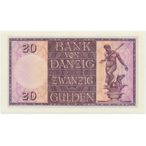 Danzig, 20 guldenov 1932 - C/C -