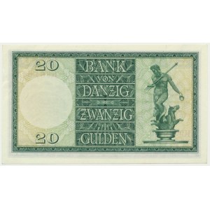 Danzig, 20 Gulden 1937 - K -
