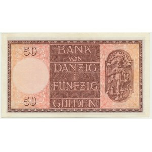 Danzig, 50 guldenov 1937 - H -