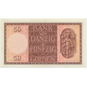 Gdańsk, 50 guldenów 1937 - H -