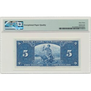 Kanada, 5 $ 1937 - PMG 63 EPQ