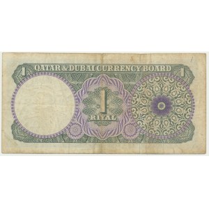 Katar a Dubaj, 1 riál (1960)