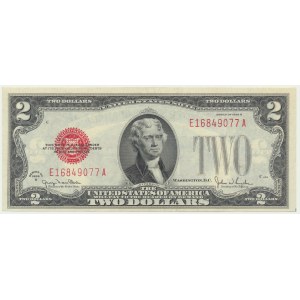 USA, Red Seal, 2 Dollars 1928 - Clarke & Snyder -