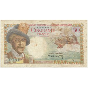 Francúzsko, Francúzska rovníková Afrika, 50 frankov (1947)