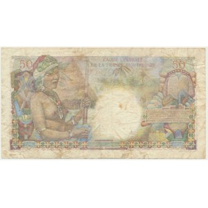 Francie, Francouzská rovníková Afrika, 50 franků (1947)