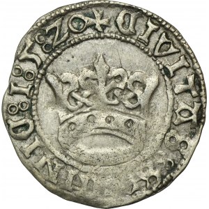 Silesia, City of Schweidnitz, Louis II of Hungary, 1/2 Groschen 1520