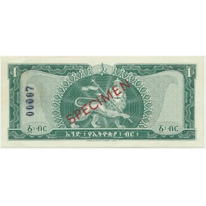 Etiopie, 1 dolar (1966) - MODEL -.