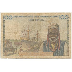 Francie, Francouzská rovníková Afrika, 100 franků (1957)