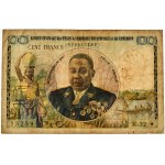 Francúzsko, Francúzska rovníková Afrika, 100 frankov (1957)