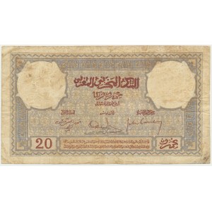 Maroko, 20 frankov 1931