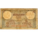 Morocco, 20 Francs 1931