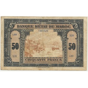 Maroko, 50 franków 1943