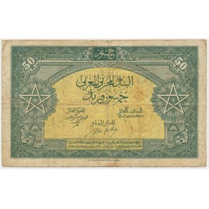 Maroko, 50 franků 1943