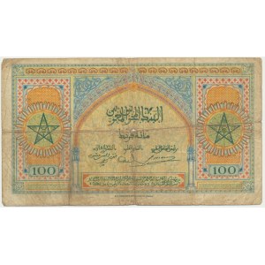 Maroko, 100 frankov 1943