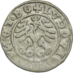 Schlesien, Stadt Świdnica, Ludwik II Jagiellończyk, Halber Pfennig 1526