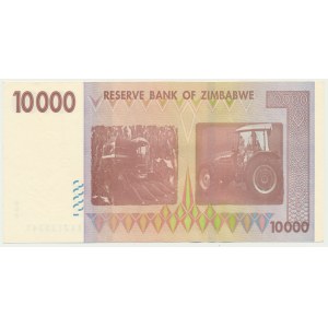 Zimbabwe, 10.000 Dollars 2008