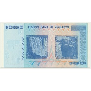 Zimbabwe, 100 bilionów dolarów 2008 - AA -