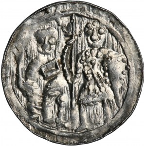 Boleslav III Wrymouth, denár - Rytier a svätý Adalbert