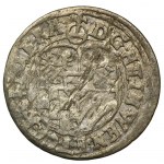 Schlesien, Herzogtum Ziębice-Oleśnica, Henryk Wacław und Karol Fryderyk, 3 Krajcary Olesnica 1620 BH - SEHR RAR, Initialen über Adler