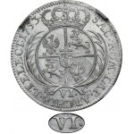 Augustus III of Poland, 6 Groschen Leipzig 1753 - NGC MS62 - RARE, denomination VI