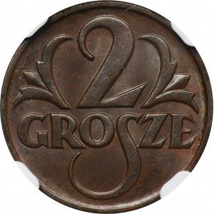 2 grosze 1925 - NGC MS65 BN