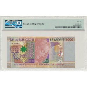 De La Rue Giori, 2.000 le mont 2000 - MODELL - PMG 66 EPQ