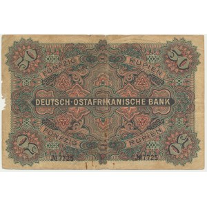 Niemcy, Afryka Wschodnia, 50 rupii 1905