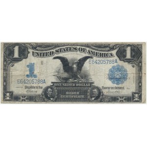 USA, Strieborný certifikát, 1 dolár 1899 - Elliot &amp; White -.