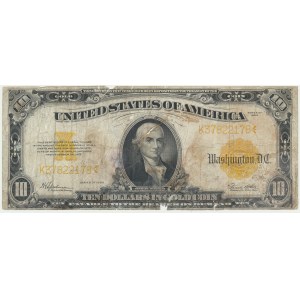 USA, Gold Certificate, 10 Dollars 1922 - Speelman & White -