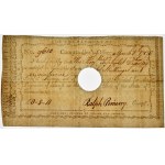 USA, Connecticute, Controller's office promissory note 1790 - Ralph Pomeroy