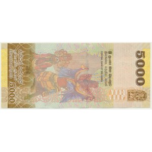 Srí Lanka, 5 000 rupií 2017