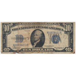 USA, strieborný certifikát, 10 USD 1934 - Julian &amp; Morgenthau -.