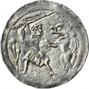 Ladislaus II. der Verbannte, Denar - Kampf mit dem Löwen, Namensverwechslung