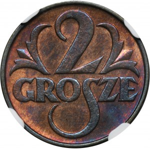 2 pennies 1934 - NGC MS64 RB