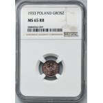 1 cent 1933 - NGC MS65 RB