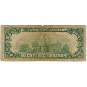 USA, Green Seal, 100 Dollars 1934 - F - Julian & Morgenthau -