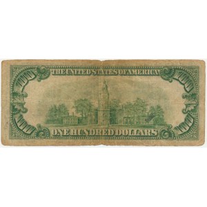 USA, Green Seal, 100 dolarów 1934 - F - Julian & Morgenthau -