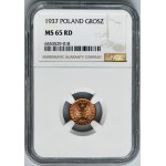 1 cent 1937 - NGC MS65 RD