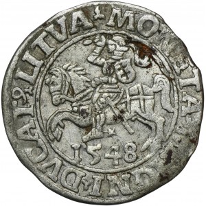 Zikmund II August, půlgroš Vilnius 1548 - LI/LITVA
