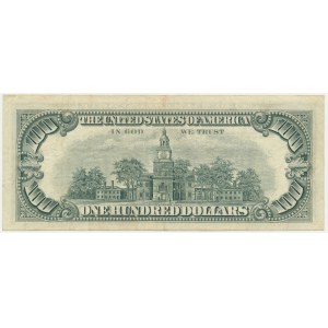 USA, Green Seal, New York, 100 USD 1974 ★ - Neff &amp; Simon -.