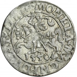 Sigismund II Augustus, halber Pfennig Vilnius 1550 - LI/LITVA